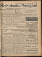 Het Koloniaal Weekblad (29 juli 1926) : Orgaan der Vereeniging Oost en West, Vereeniging Oost en West