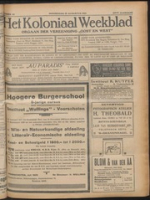 Het Koloniaal Weekblad (19 augustus 1926) : Orgaan der Vereeniging Oost en West, Vereeniging Oost en West