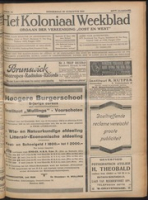 Het Koloniaal Weekblad (26 augustus 1926) : Orgaan der Vereeniging Oost en West, Vereeniging Oost en West