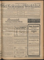 Het Koloniaal Weekblad (4 november 1926) : Orgaan der Vereeniging Oost en West, Vereeniging Oost en West