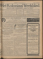Het Koloniaal Weekblad (25 november 1926) : Orgaan der Vereeniging Oost en West, Vereeniging Oost en West
