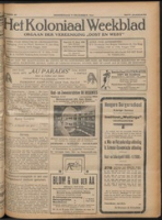 Het Koloniaal Weekblad (9 december 1926) : Orgaan der Vereeniging Oost en West, Vereeniging Oost en West