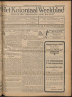 Het Koloniaal Weekblad (22 december 1926) : Orgaan der Vereeniging Oost en West, Vereeniging Oost en West