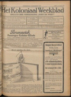 Het Koloniaal Weekblad (30 december 1926) : Orgaan der Vereeniging Oost en West, Vereeniging Oost en West