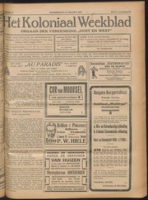 Het Koloniaal Weekblad (17 maart 1927) : Orgaan der Vereeniging Oost en West, Vereeniging Oost en West