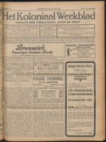 Het Koloniaal Weekblad (24 maart 1927) : Orgaan der Vereeniging Oost en West, Vereeniging Oost en West