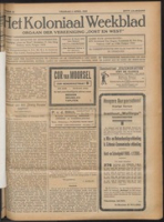Het Koloniaal Weekblad (1 april 1927) : Orgaan der Vereeniging Oost en West, Vereeniging Oost en West