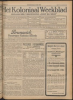 Het Koloniaal Weekblad (5 mei 1927) : Orgaan der Vereeniging Oost en West, Vereeniging Oost en West