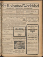 Het Koloniaal Weekblad (12 mei 1927) : Orgaan der Vereeniging Oost en West, Vereeniging Oost en West