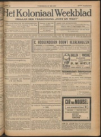 Het Koloniaal Weekblad (25 mei 1927) : Orgaan der Vereeniging Oost en West, Vereeniging Oost en West