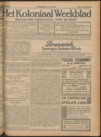 Het Koloniaal Weekblad (2 juni 1927) : Orgaan der Vereeniging Oost en West, Vereeniging Oost en West