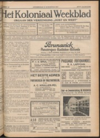 Het Koloniaal Weekblad (11 augustus 1927) : Orgaan der Vereeniging Oost en West, Vereeniging Oost en West