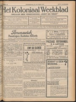 Het Koloniaal Weekblad (20 october 1927) : Orgaan der Vereeniging Oost en West, Vereeniging Oost en West
