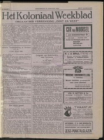 Het Koloniaal Weekblad (5 januari 1928) : Orgaan der Vereeniging Oost en West