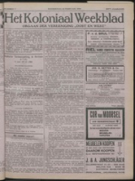 Het Koloniaal Weekblad (16 februari 1928) : Orgaan der Vereeniging Oost en West, Vereeniging Oost en West