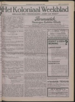 Het Koloniaal Weekblad (23 februari 1928) : Orgaan der Vereeniging Oost en West, Vereeniging Oost en West