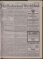 Het Koloniaal Weekblad (1 maart 1928) : Orgaan der Vereeniging Oost en West, Vereeniging Oost en West