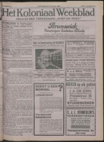 Het Koloniaal Weekblad (19 april 1928) : Orgaan der Vereeniging Oost en West, Vereeniging Oost en West