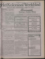 Het Koloniaal Weekblad (31 mei 1928) : Orgaan der Vereeniging Oost en West, Vereeniging Oost en West