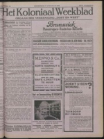 Het Koloniaal Weekblad (9 augustus 1928) : Orgaan der Vereeniging Oost en West, Vereeniging Oost en West