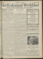 Het Koloniaal Weekblad (11 april 1929) : Orgaan der Vereeniging Oost en West, Vereeniging Oost en West