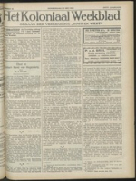 Het Koloniaal Weekblad (10 mei 1929) : Orgaan der Vereeniging Oost en West, Vereeniging Oost en West