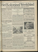 Het Koloniaal Weekblad (6 juni 1929) : Orgaan der Vereeniging Oost en West, Vereeniging Oost en West