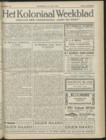 Het Koloniaal Weekblad (20 juni 1929) : Orgaan der Vereeniging Oost en West, Vereeniging Oost en West