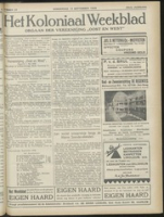 Het Koloniaal Weekblad (5 september 1929) : Orgaan der Vereeniging Oost en West, Vereeniging Oost en West
