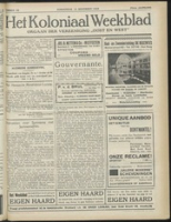 Het Koloniaal Weekblad (7 november 1929) : Orgaan der Vereeniging Oost en West, Vereeniging Oost en West