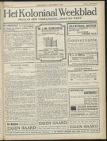 Het Koloniaal Weekblad (28 november 1929) : Orgaan der Vereeniging Oost en West, Vereeniging Oost en West