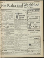 Het Koloniaal Weekblad (12 december 1929) : Orgaan der Vereeniging Oost en West, Vereeniging Oost en West