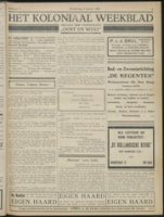 Het Koloniaal Weekblad (9 januari 1930) : Orgaan der Vereeniging Oost en West, Vereeniging Oost en West