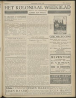 Het Koloniaal Weekblad (22 mei 1930) : Orgaan der Vereeniging Oost en West, Vereeniging Oost en West