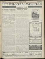 Het Koloniaal Weekblad (5 juni 1930) : Orgaan der Vereeniging Oost en West, Vereeniging Oost en West