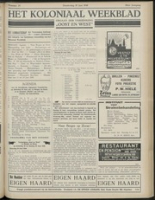 Het Koloniaal Weekblad (19 juni 1930) : Orgaan der Vereeniging Oost en West, Vereeniging Oost en West