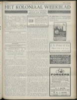 Het Koloniaal Weekblad (31 juli 1930) : Orgaan der Vereeniging Oost en West, Vereeniging Oost en West