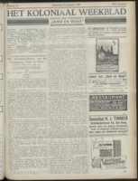 Het Koloniaal Weekblad (28 augustus 1930) : Orgaan der Vereeniging Oost en West, Vereeniging Oost en West