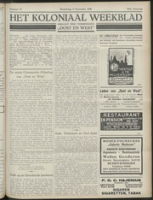 Het Koloniaal Weekblad (11 september 1930) : Orgaan der Vereeniging Oost en West, Vereeniging Oost en West