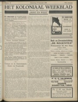 Het Koloniaal Weekblad (18 september 1930) : Orgaan der Vereeniging Oost en West, Vereeniging Oost en West