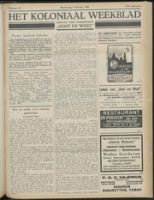 Het Koloniaal Weekblad (9 october 1930) : Orgaan der Vereeniging Oost en West, Vereeniging Oost en West