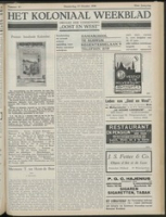 Het Koloniaal Weekblad (23 october 1930) : Orgaan der Vereeniging Oost en West, Vereeniging Oost en West