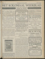 Het Koloniaal Weekblad (13 november 1930) : Orgaan der Vereeniging Oost en West, Vereeniging Oost en West