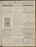Het Koloniaal Weekblad (27 november 1930) : Orgaan der Vereeniging Oost en West, Vereeniging Oost en West