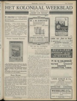 Het Koloniaal Weekblad (1 januari 1931) : Orgaan der Vereeniging Oost en West, Vereeniging Oost en West