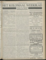 Het Koloniaal Weekblad (5 maart 1931) : Orgaan der Vereeniging Oost en West, Vereeniging Oost en West