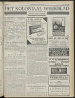 Het Koloniaal Weekblad (12 maart 1931) : Orgaan der Vereeniging Oost en West, Vereeniging Oost en West