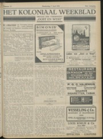 Het Koloniaal Weekblad (9 april 1931) : Orgaan der Vereeniging Oost en West, Vereeniging Oost en West