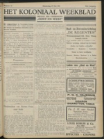 Het Koloniaal Weekblad (4 juni 1931) : Orgaan der Vereeniging Oost en West, Vereeniging Oost en West