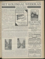 Het Koloniaal Weekblad (23 juli 1931) : Orgaan der Vereeniging Oost en West, Vereeniging Oost en West